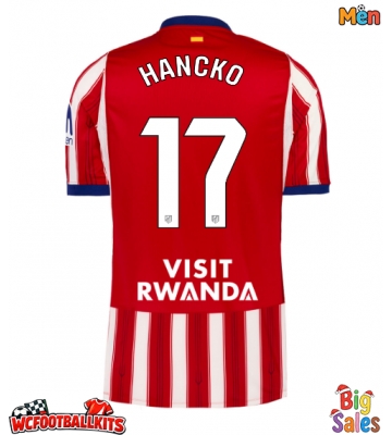 Atletico Madrid David Hancko #17 Replica Home Stadium Shirt 2026-27 Short Sleeve